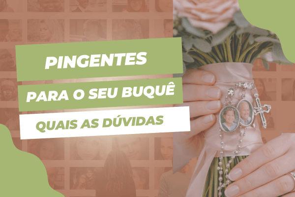 Pingentes no buquê de noiva artificial: quando usar, o que evitar e como não pesar o visual