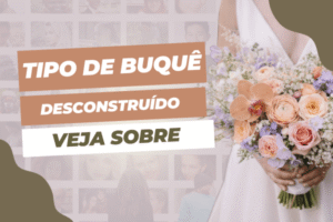 Buquê de noiva artificial desconstruído: leveza visual e proposta estética