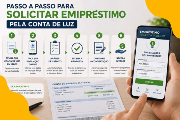 Empréstimo pela conta de luz: veja como solicitar e comparar opções
